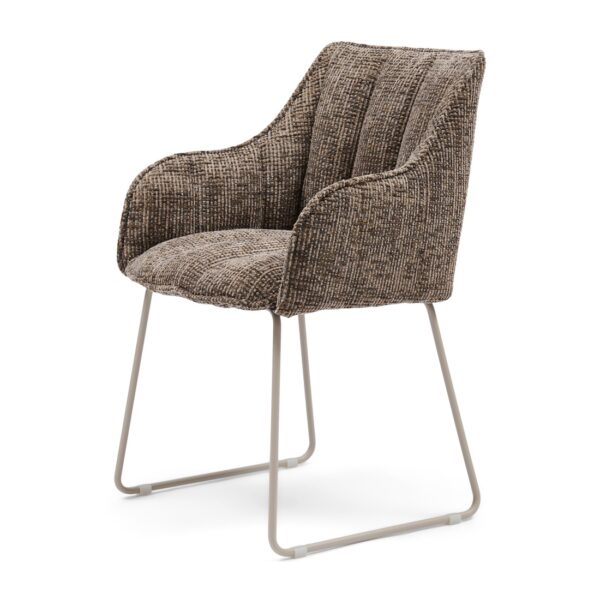 High Line Park Dining Armchair, Tweed, Sepia Brown, Esszimmerstuhl – Bild 6