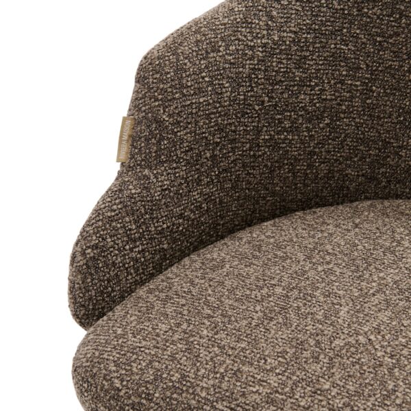 Burlington Swivel Dining Armchair, Mountain Weave Lush Brown, Esszimmerstuhl – Bild 3