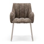 High Line Park Dining Armchair, Tweed, Sepia Brown, Esszimmerstuhl