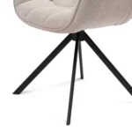 Carnaby Dining Armchair Turning Leg, moulinĂ© linen, fabulous flax Esszimmerstuhl drehbar â Bild 5