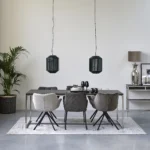 Carnaby Dining Armchair Turning Leg, moulinĂ© linen, fabulous flax Esszimmerstuhl drehbar â Bild 8