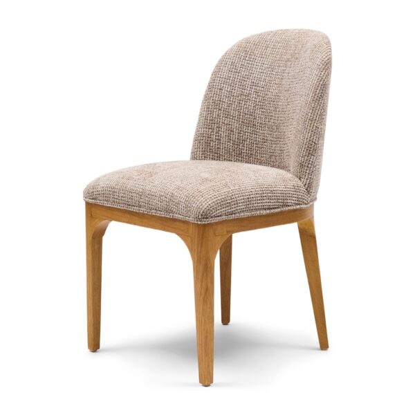 Rozzano Dining Chair, Tweed, Liver Grey, Esszimmerstuhl – Bild 2