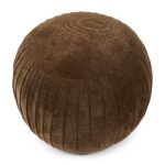 Paris Footstool, Vintage Jaquard Grime Brown, Fußhocker braun – Bild 5