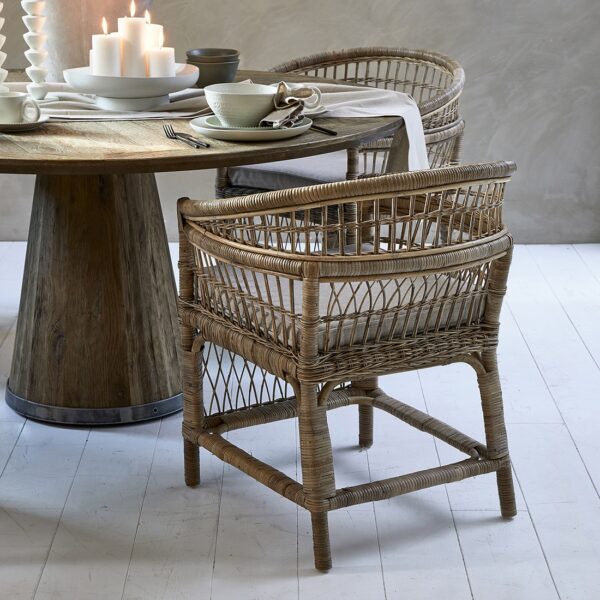 Victoria Falls DAC Natural  Rattan Esszimmerstuhl – Bild 7