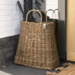 Rustic Rattan Umbrella Bag, Schirmständer – Bild 4