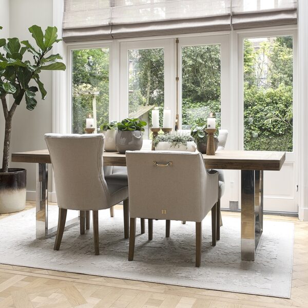 Savile Row Dining Armchair, Flanders Flax, Esszimmerstuhl – Bild 4