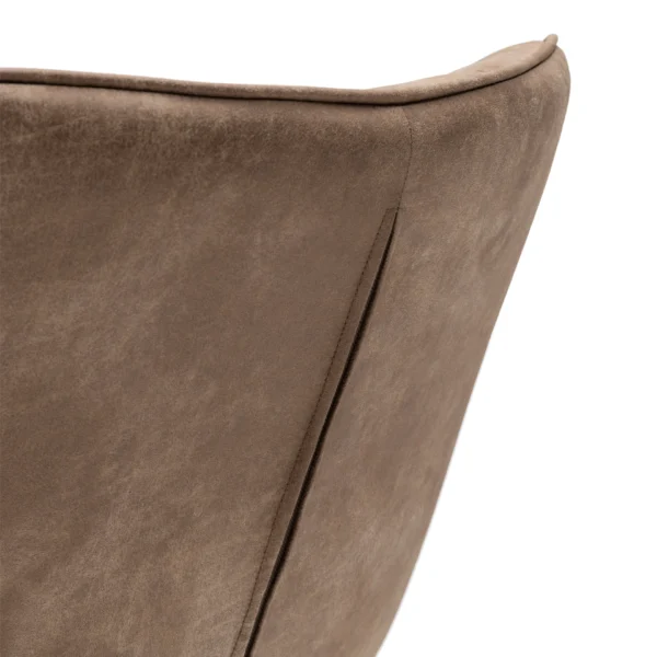 Carnaby Dining Armchair Turning Leg, pellini, camel, Esszimmerstuhl drehbar – Bild 6