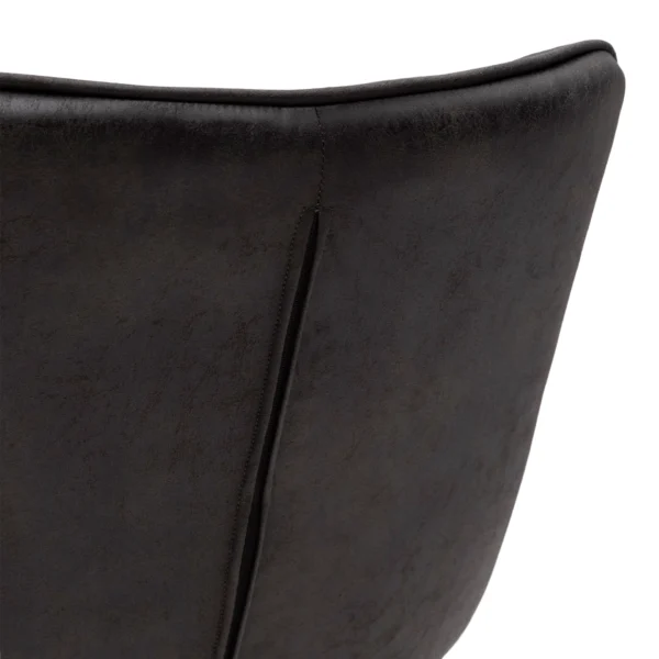 Carnaby Dining Armchair, Turning Leg, Pellini, espresso, Esszimmerstuhl drehbar – Bild 7