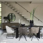 Carnaby Dining Armchair, Turning Leg, Pellini, espresso, Esszimmerstuhl drehbar – Bild 8