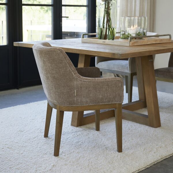 Whistler Dining Armchair, Montmartre Weave Warm Mushroom, Esszimmerstuhl – Bild 4