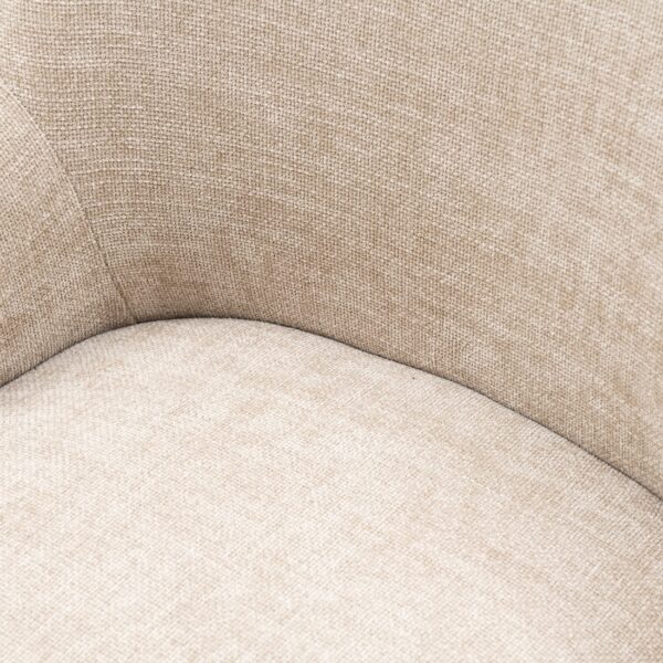 Whistler Dining Armchair, Montmartre Weave Natural Linen, Esszimmerstuhl – Bild 2