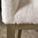 Whistler Dining Armchair, Faux Fur Snow, Esszimmerstuhl â Bild 3