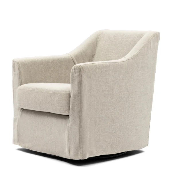 Huntington Swivel Armchair, Loose Cover Fabulous Flax, Sessel – Bild 3
