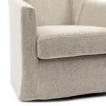Huntington Swivel Armchair, Loose Cover Fabulous Flax, Sessel â Bild 7