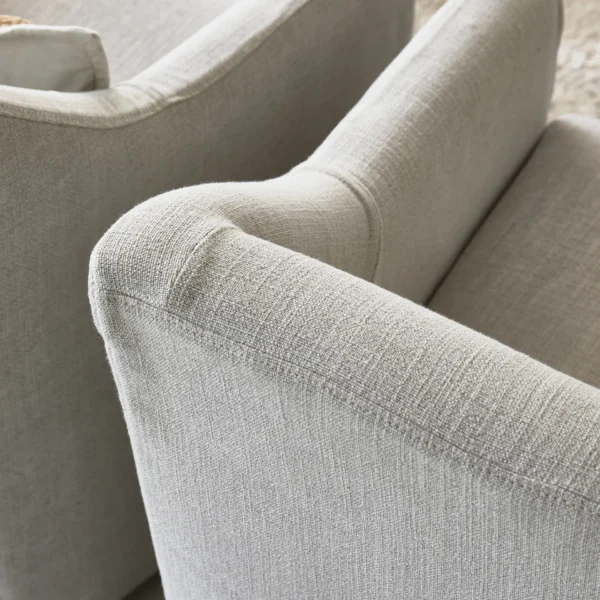 Huntington Swivel Armchair, Loose Cover Fabulous Flax, Sessel – Bild 9