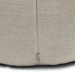 Falcone Stool, mouliné linen, fabulous flax, Fußhocker – Bild 3
