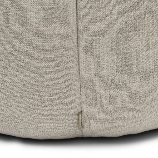 Falcone Stool, mouliné linen, fabulous flax, Fußhocker – Bild 3