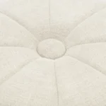 Falcone Stool, mouliné linen, fabulous flax, Fußhocker – Bild 4