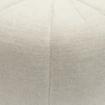 Falcone Stool, mouliné linen, fabulous flax, Fußhocker – Bild 5