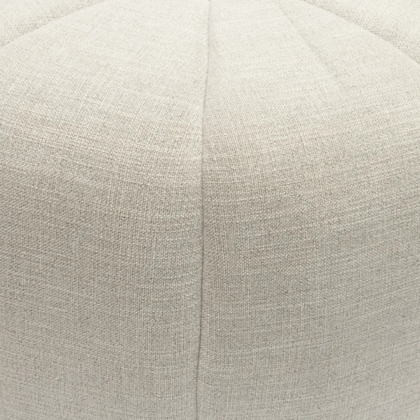 Falcone Stool, mouliné linen, fabulous flax, Fußhocker – Bild 5