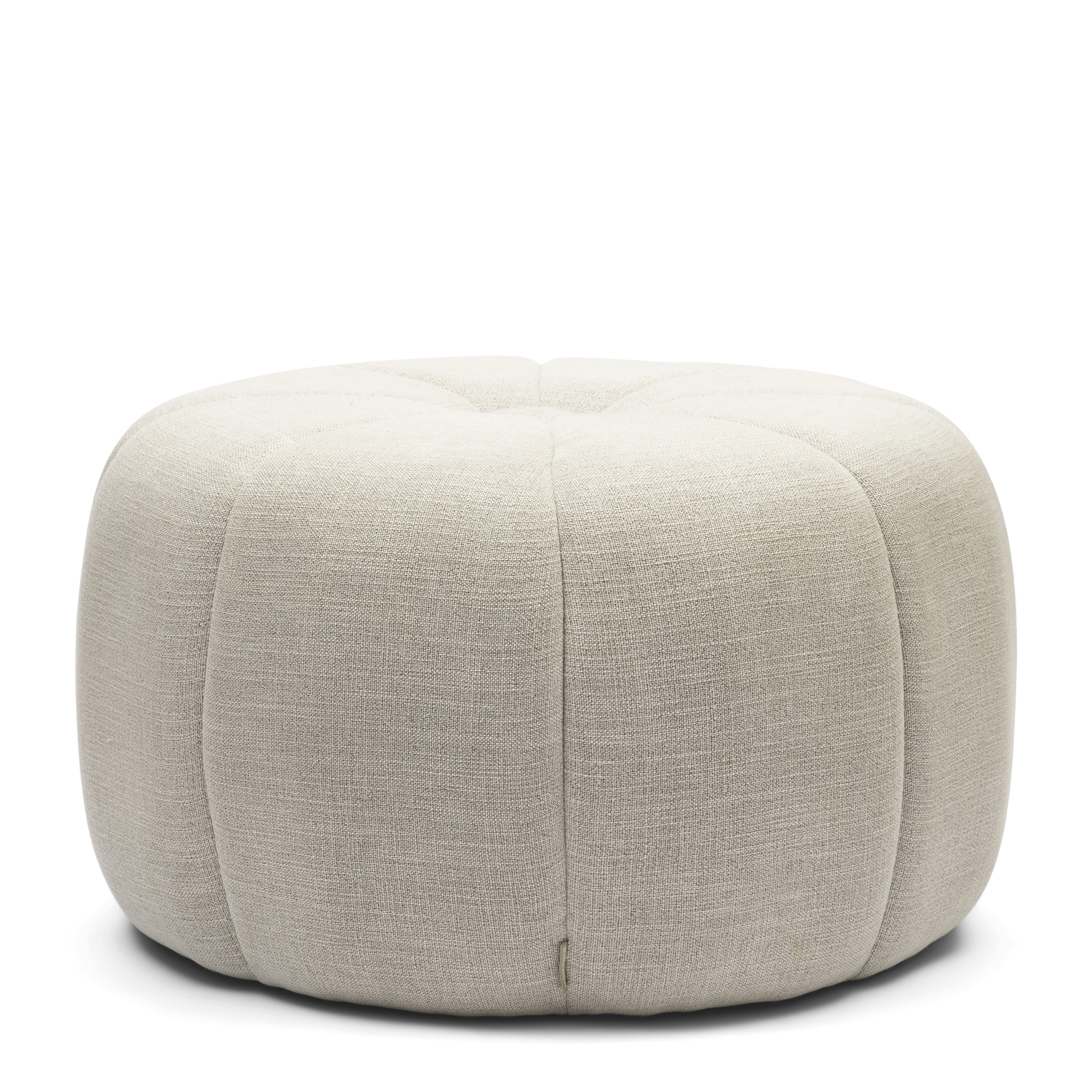 8932001 Falcone Stool, mouliné linen, fabulous flax, Fußhocker – Bild 1