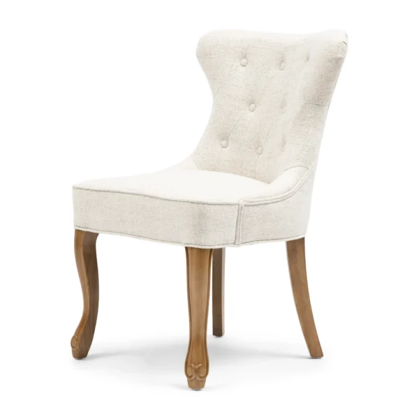 George Dining Chair, rich tweed, antique white, Esszimmerstuhl – Bild 2