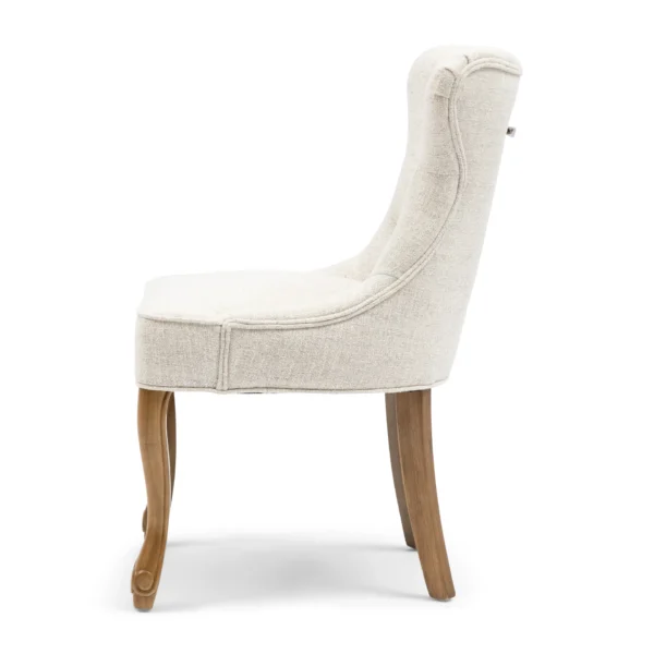 George Dining Chair, rich tweed, antique white, Esszimmerstuhl – Bild 4