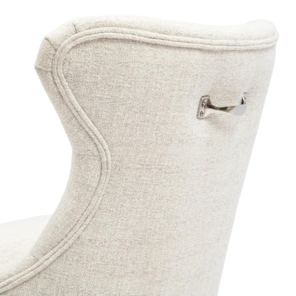 George Dining Chair, rich tweed, antique white, Esszimmerstuhl – Bild 5