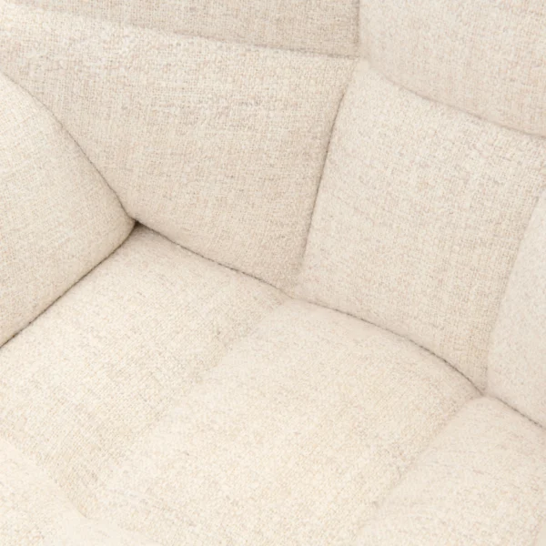 Carnaby Dining Armchair Turning Leg, rich tweed, antique white Esszimmerstuhl drehbar – Bild 5
