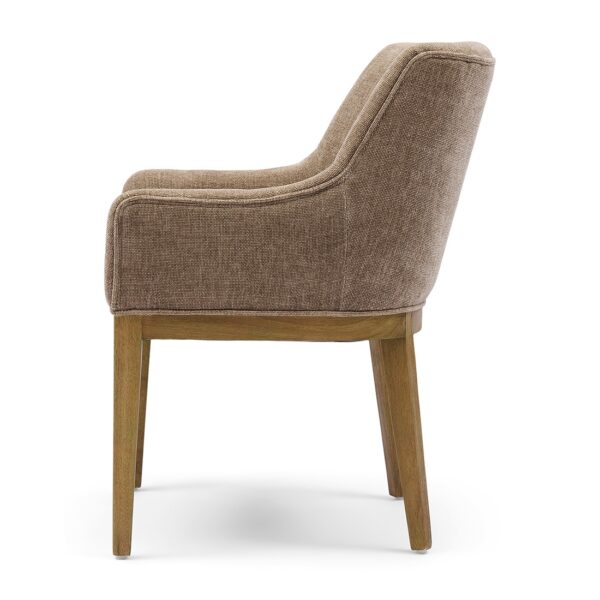 Whistler Dining Armchair, Montmartre Weave Warm Mushroom, Esszimmerstuhl – Bild 5