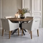 Savile Row Dining Armchair, Flanders Flax, Esszimmerstuhl â Bild 3