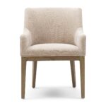 Whistler Dining Armchair, Montmartre Weave Natural Linen, Esszimmerstuhl