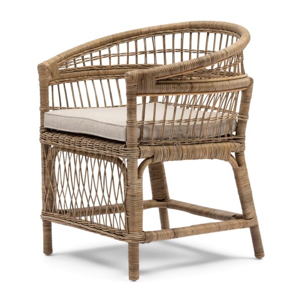 Victoria Falls DAC Natural  Rattan Esszimmerstuhl – Bild 8
