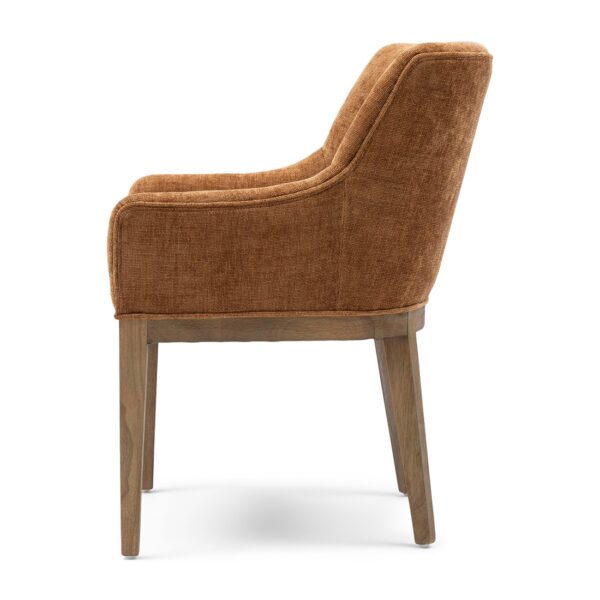 Whistler Dinning Armchair Montmartre Weave Maroon Brown, Esszimmerstuhl – Bild 6