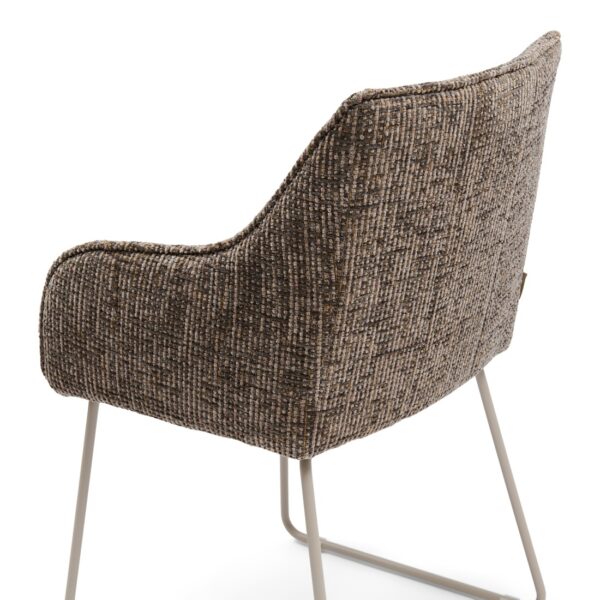 High Line Park Dining Armchair, Tweed, Sepia Brown, Esszimmerstuhl – Bild 2