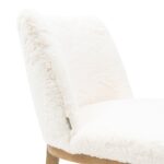 Whistler Dining Chair, Faux Fur Snow, Esszimmerstuhl â Bild 5
