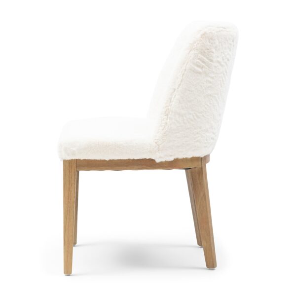 Whistler Dining Chair, Faux Fur Snow, Esszimmerstuhl – Bild 6