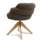 Burlington Swivel Dining Armchair, Mountain Weave Lush Brown, Esszimmerstuhl – Bild 2