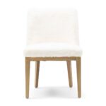 Whistler Dining Chair, Faux Fur Snow, Esszimmerstuhl