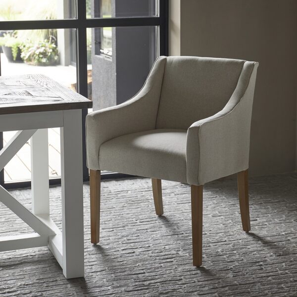 Savile Row Dining Armchair, Flanders Flax, Esszimmerstuhl – Bild 10