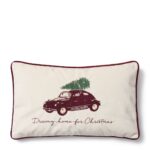 Driving Home For Christmas Pillow 50x30cm,  Adventskissen mit Füllung