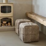Qbic Stool 40x45, Manhattan Weave Soft Walnut, Fußhocker braun – Bild 8