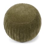 Paris Footstool, Vintage Jaquard Oregon Green, Fußhocker grün – Bild 3