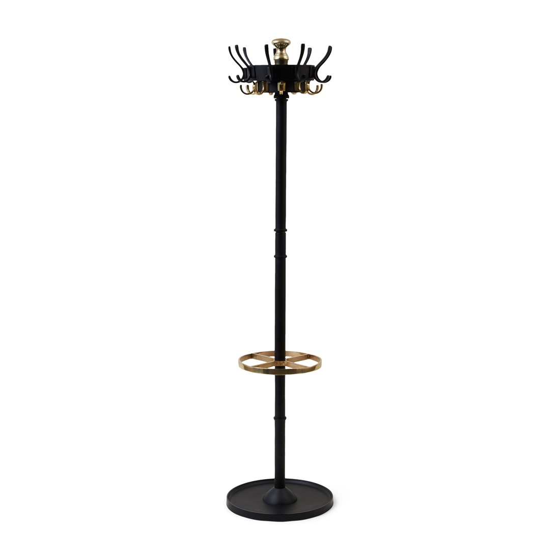 DCDA362BD88CDDC8EF71F054D5C0BF87C1CBF662 New York Coat Rack black, Garderobenständer – Bild 1