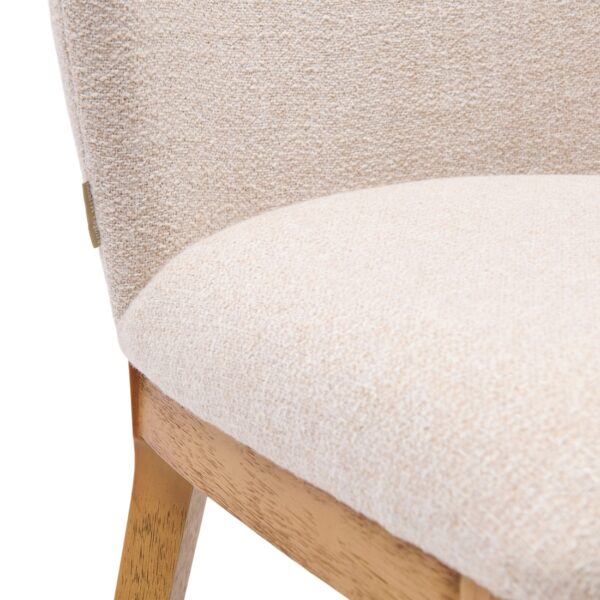 Savoy Dining Chair, Rich Tweed, Warm Beige, Esszimmerstuhl – Bild 3