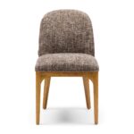 Rozzano Dining Chair, Tweed, Sepia Brown, Esszimmerstuhl