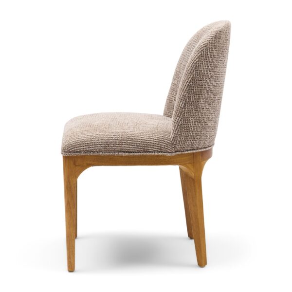 Rozzano Dining Chair, Tweed, Liver Grey, Esszimmerstuhl – Bild 6
