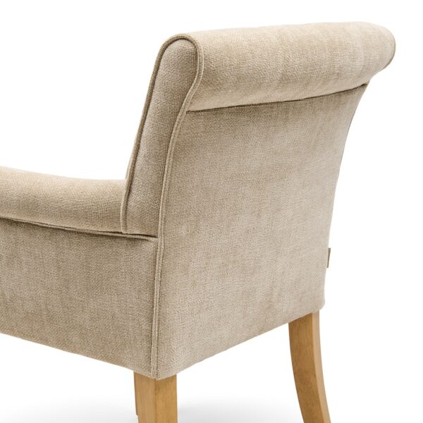 La Scala Dining Armchair, Montmartre Weave Natural Linen, Esszimmerstuhl – Bild 2
