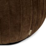 Paris Footstool, Vintage Jaquard Grime Brown, Fußhocker braun – Bild 6