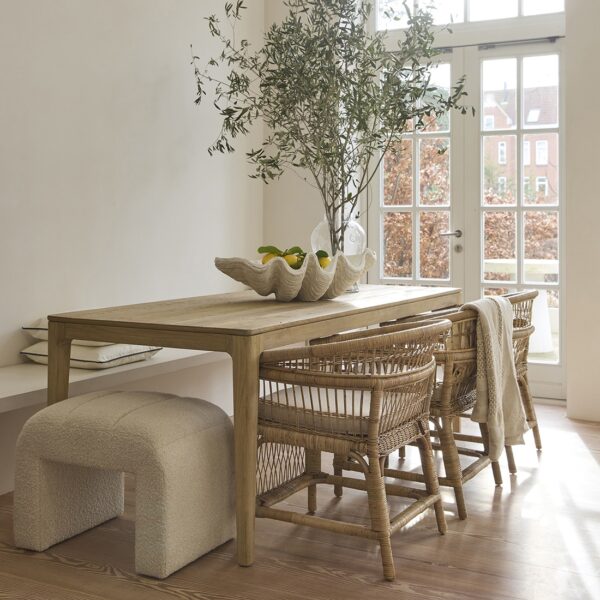 Victoria Falls DAC Natural  Rattan Esszimmerstuhl – Bild 11